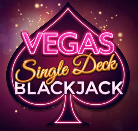  one deck blackjack vegas
