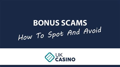  online casino bonus scams