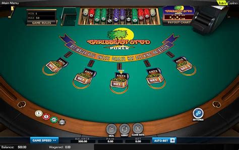  online casino caribbean stud poker
