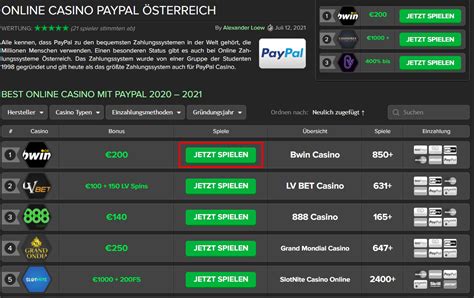  online casino paypal einzahlung moglich