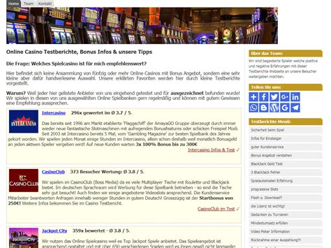  online casino testberichte/service/probewohnen