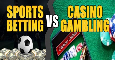  online gambling vs casino