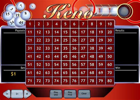  online keno games for real money