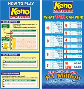  online keno lottery philippines