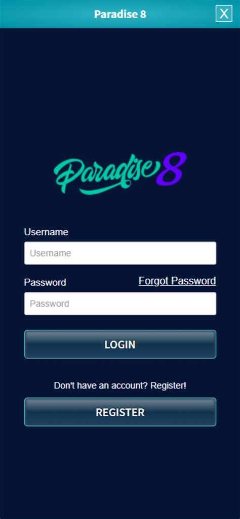  paradise 8 online casino login
