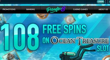  paradise casino bonus code
