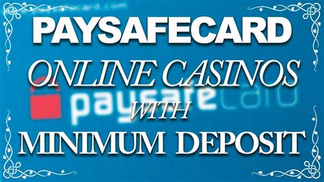  paysafecard casino deposit