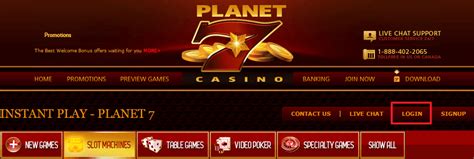 planet 7 casino login/kontakt
