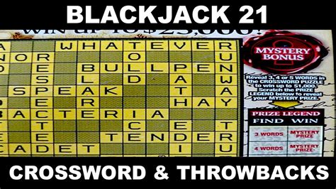  play blackjack crobword