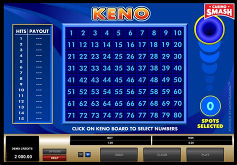  play keno online ga lottery