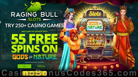  raging bull casino 55 free spins