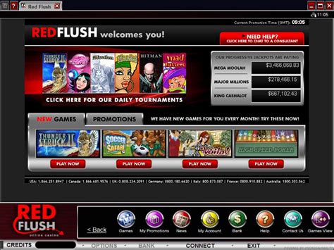  red flush casino flash/service/transport