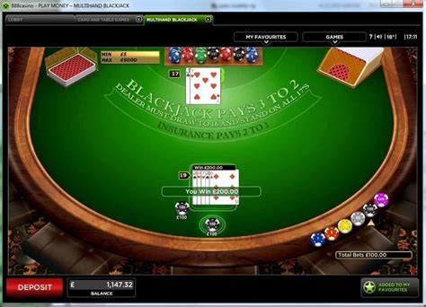  regole blackjack 888 casino