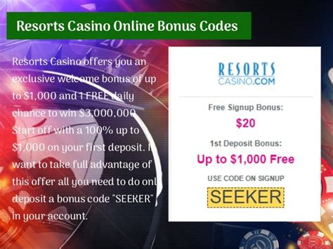  resorts casino bonus code/kontakt/ohara/modelle/keywest 2
