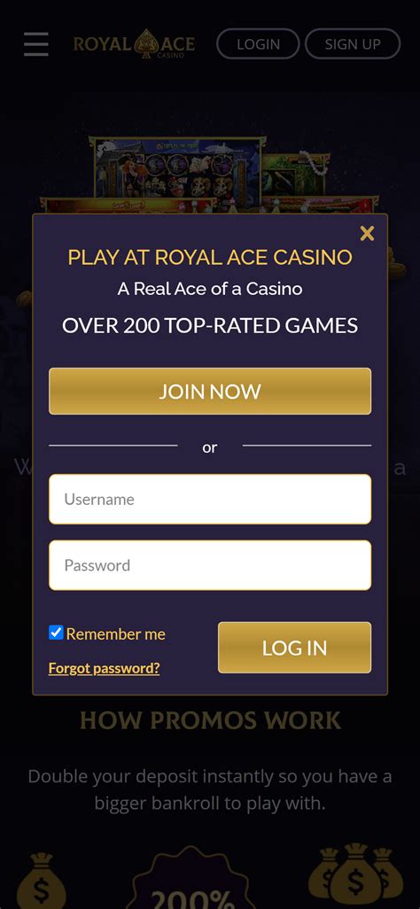  royal ace casino mobile login