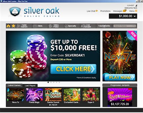  silver oak casino download version