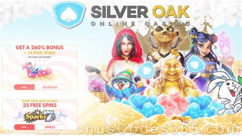  silver oak casino free spins codes