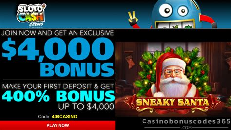  slotocash 400 bonus