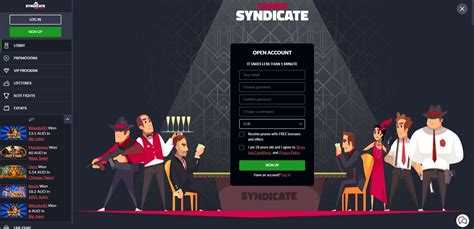  syndicate casino sign up