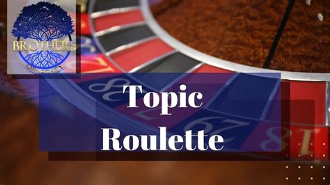  topic roulette/headerlinks/impressum