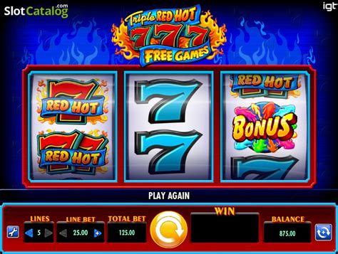  triple red hot 7 slot machine online