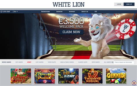  white lion casino 10 gratis