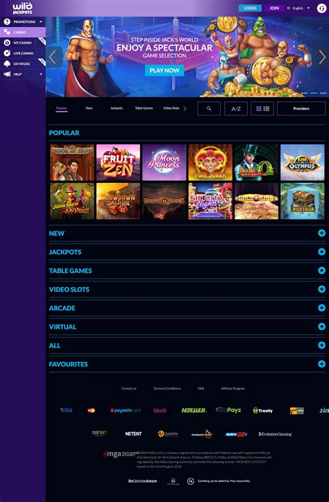  wild jackpots online casino