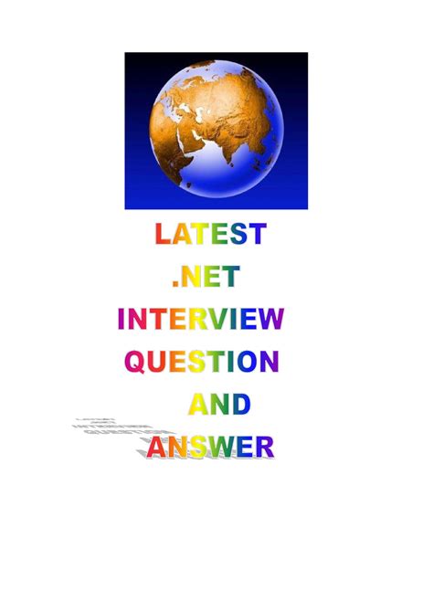 .NET Interview Questions