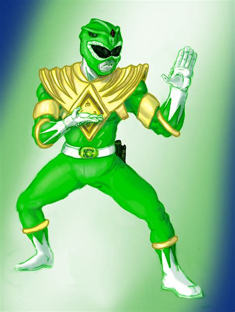 .adam. sketches Go Green Ranger!