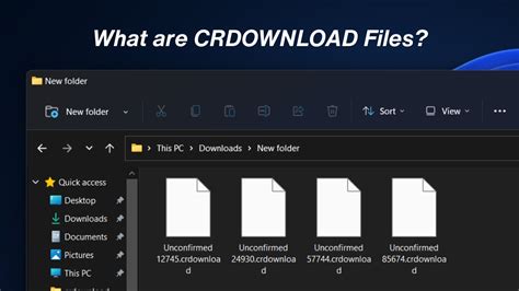Jul 15, 2021 ... What is a .crdownload file type? ... If you are using the Chrome browser, files are listed as "unconfirmed" while the they are downloading. Other .....