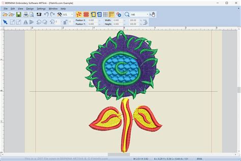 .dst file. Wilcom's .emb files are vector-based so changing the size of a file will recalculate the stitch count to maintain quality.For more information about this fea... 