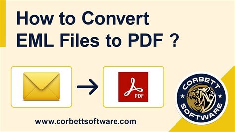  Como converter EML para PDF. Clique dentro da área de soltar o arquivo para carregar seus arquivos ou arraste e solte-os. Clique no botão "Converter". Seus arquivos serão carregados e convertidos imediatamente. O link de download de arquivos PDF convertidos estará disponível instantaneamente após a conversão. 