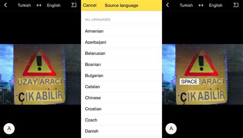 .eviri. Android telefonunuzda veya tabletinizde Çeviri uygulamasını açın. Dillerinizi seçin. Sol altta ve sağ altta: Gösterilen dillere dokunun. Her birinizin konuştuğu dillere dokunun. Görüşme simgesine dokunun. 2. Adım: Konuşun ve çevirin. İki dilden birinde söylenen şeyleri diğer dile çevirmek için: Otomatik'e dokunun. 