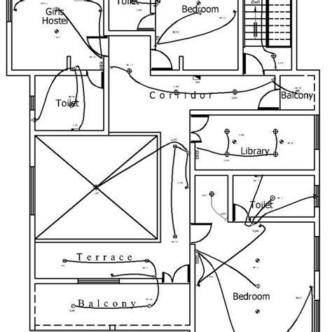 0: Electrical power layout design (First Floor)