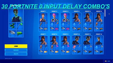 0 delay fortnite skins. We've got a comprehensive list of Fortnite skins, outfits, and characters in high quality from all of the previous seasons and from the history of the item shop! Our Fortnite Outfits list is the one-stop shop for all things skins in the popular Battle Royale game. This list includes all neutral, male, and female Fortnite skins currently in the ... 