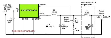 0 to 50 V Adjustable Switching Power Supply Circuit using IC …