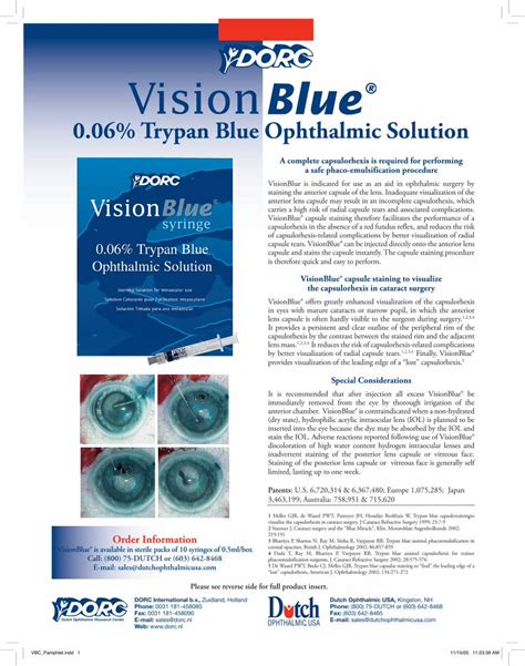 0.06% Trypan Blue Ophthalmic Solution - OphthalmologyWeb