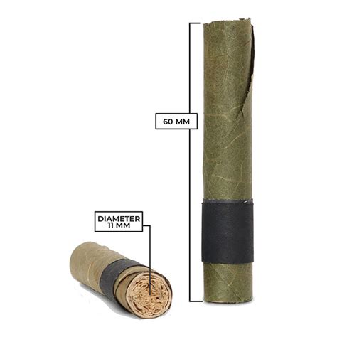 0.5 Gram Pre-Rolled Palm Leaf Blunt Wraps - Custom Cones USA