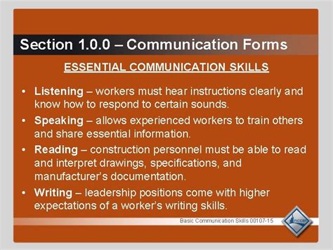 00107 15 basic communication skills trainee guide. - Textes des interventions au forum la banque africaine et ses entreprises.