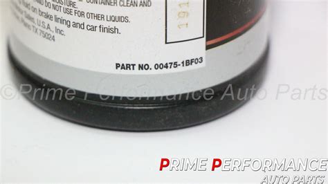 Genuine Toyota Part # 004751BF03 (00475-1BF03) - Brake fluid. Ships from Toyota Parts Overstock, Lakeland FL