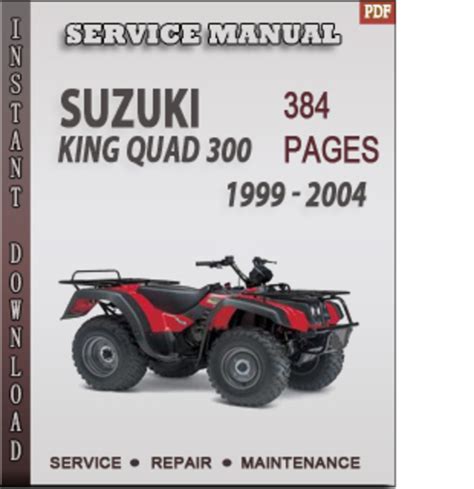01 suzuki king quad 300 service manual. - John deere computer trak 250 manual.