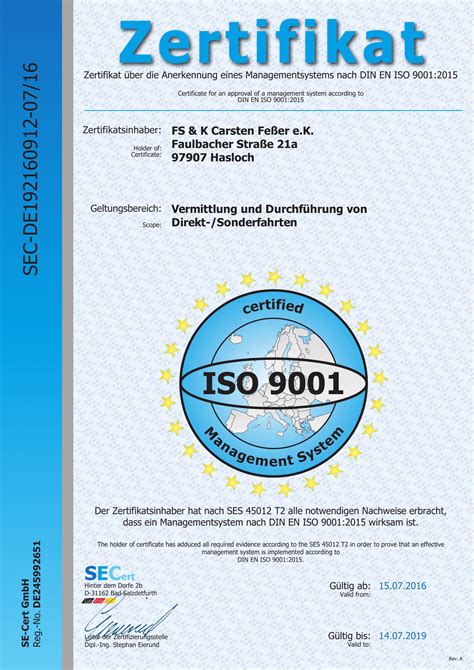 010-160-Deutsch Zertifizierung