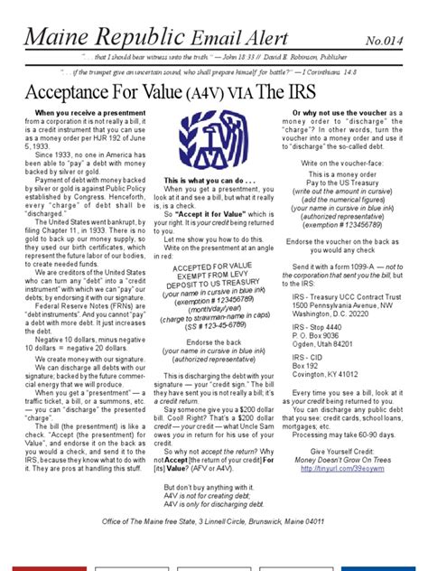014 Acceptance For Value A4v