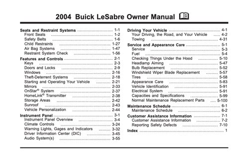 02 buick lesabre owners manual download. - Lg gr l730sl service manual repair guide.