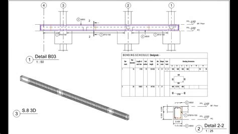 02.How to Shop drawing Beam rebar with Revit Structure Part 01 YouTube