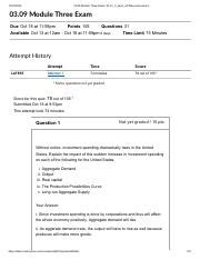 03 09 Module Three Exam Segment 1 Silooo
