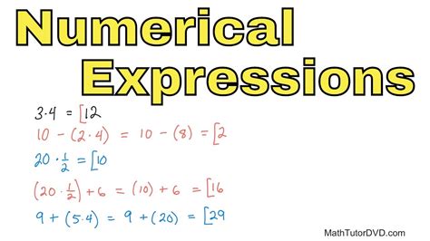 03 Evaluating Numerical Expressions, Part 1 Algebra 1 Course Unit