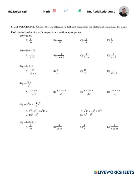 03 Logarithmic Differentiation PDF PDF Special Functions
