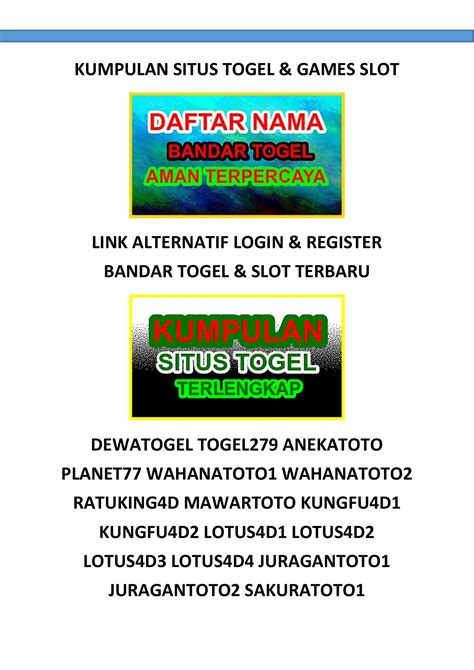 03 situs link alternatif togel online html m 1. Live slot pragmatic hari.