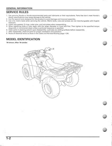 04 honda rancher trx 400 parts manual. - Toyota forklift lsr 1200 repair manual.